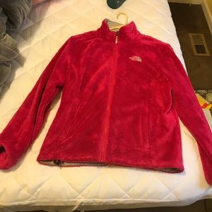 Pink north face